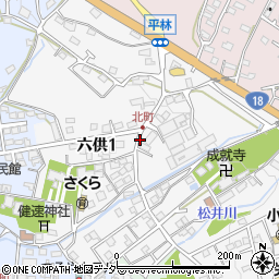 長野県小諸市六供周辺の地図