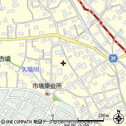 群馬県太田市市場町524周辺の地図