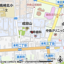 群馬県高崎市成田町16周辺の地図