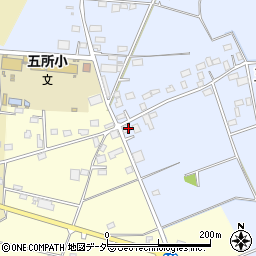 茨城県筑西市五所宮1081-2周辺の地図