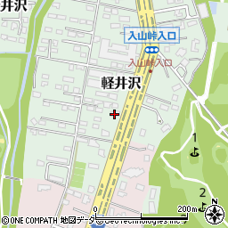 肉亭 ふたごiki 軽井沢店周辺の地図
