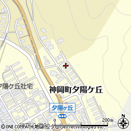 岐阜県飛騨市神岡町夕陽ケ丘8-1周辺の地図