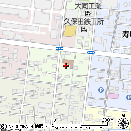 群馬県伊勢崎市西田町周辺の地図