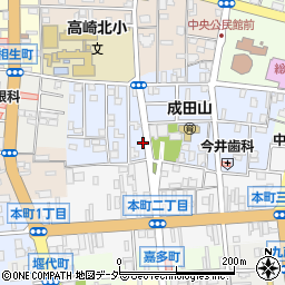 群馬県高崎市成田町33-35周辺の地図