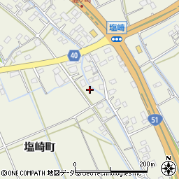 茨城県水戸市塩崎町1401周辺の地図