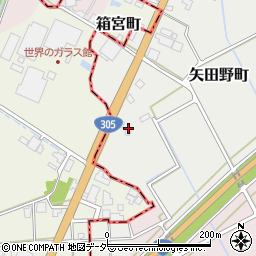 石川県小松市矢田野町五六周辺の地図
