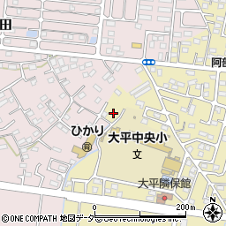 栃木県栃木市大平町新1341周辺の地図