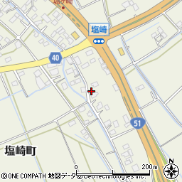 茨城県水戸市塩崎町43周辺の地図