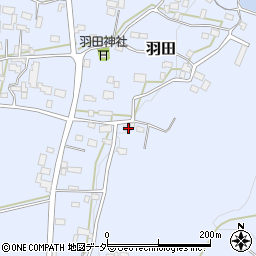 茨城県桜川市羽田1110-1周辺の地図