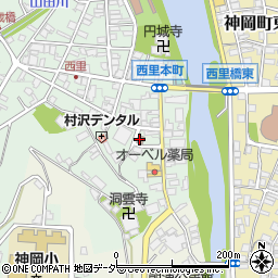 神岡船津郵便局 ＡＴＭ周辺の地図