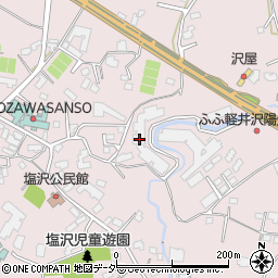 長野県北佐久郡軽井沢町長倉塩沢730-1周辺の地図