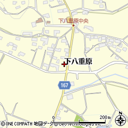 長野県東御市下八重原周辺の地図