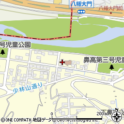 群馬県高崎市鼻高町33-6周辺の地図