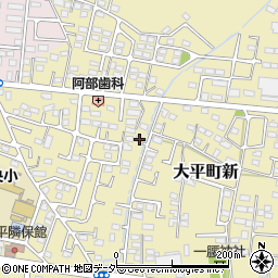 栃木県栃木市大平町新1416周辺の地図