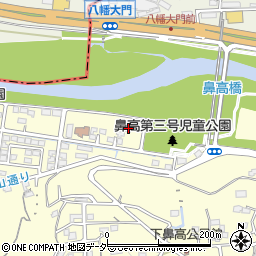 群馬県高崎市鼻高町33-25周辺の地図