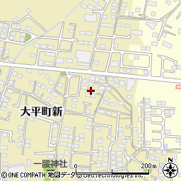 栃木県栃木市大平町新1594周辺の地図
