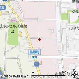 群馬県高崎市島野町263周辺の地図