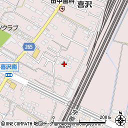 栃木県小山市喜沢178周辺の地図