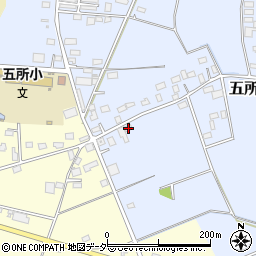 茨城県筑西市五所宮831-2周辺の地図