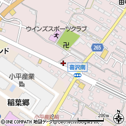 栃木県小山市喜沢1461周辺の地図