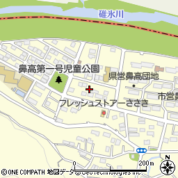 群馬県高崎市鼻高町50周辺の地図