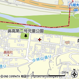 群馬県高崎市鼻高町170-4周辺の地図