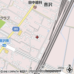 栃木県小山市喜沢286周辺の地図