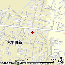 栃木県栃木市大平町新1595周辺の地図