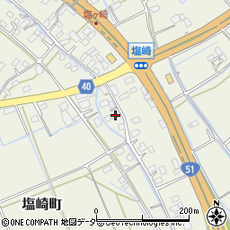茨城県水戸市塩崎町1395周辺の地図