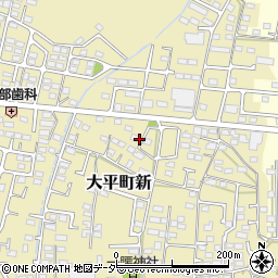 栃木県栃木市大平町新1616周辺の地図