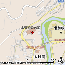 長野県東御市大日向周辺の地図