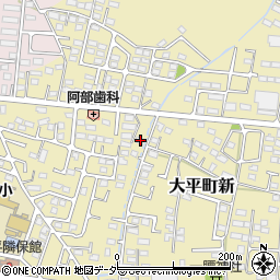 栃木県栃木市大平町新1409周辺の地図