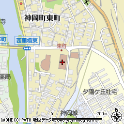 神岡町中央公民館周辺の地図