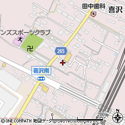 栃木県小山市喜沢182周辺の地図