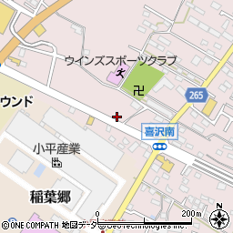 栃木県小山市喜沢1449周辺の地図