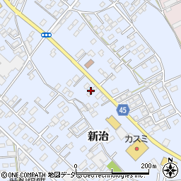 クスリのアオキ　新治店周辺の地図