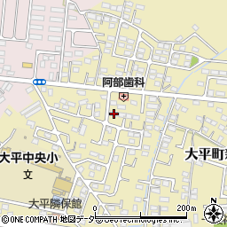 栃木県栃木市大平町新1411周辺の地図