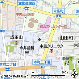 群馬県高崎市成田町2周辺の地図