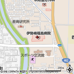 伊勢崎福島病院周辺の地図