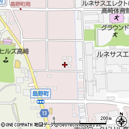 群馬県高崎市島野町280周辺の地図