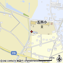 茨城県筑西市大谷7-7周辺の地図
