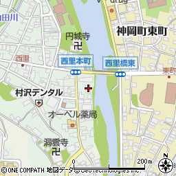 飛騨信用組合神岡支店周辺の地図