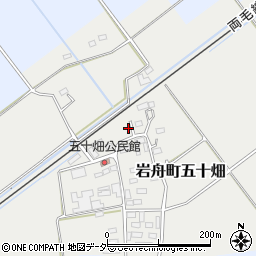 栃木県栃木市岩舟町五十畑229周辺の地図