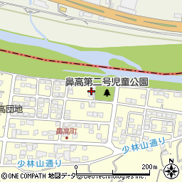 群馬県高崎市鼻高町39周辺の地図