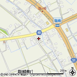 茨城県水戸市塩崎町34周辺の地図