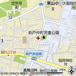 栃木県足利市助戸3丁目543-2周辺の地図