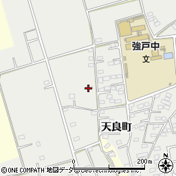 群馬県太田市天良町周辺の地図