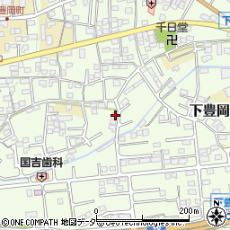 群馬県高崎市下豊岡町172周辺の地図