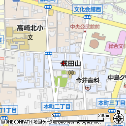 群馬県高崎市成田町30周辺の地図