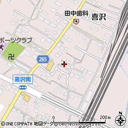 栃木県小山市喜沢285周辺の地図
